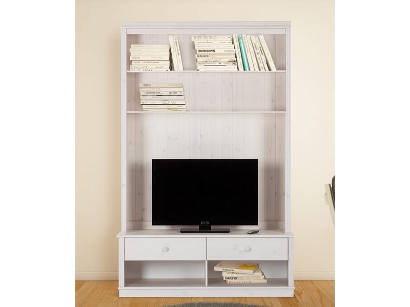 Bogreol Loft24 Anita Hvid - hvid - Opbevaring - Opbevaringsmøbler - Kommode - Arkivskabe