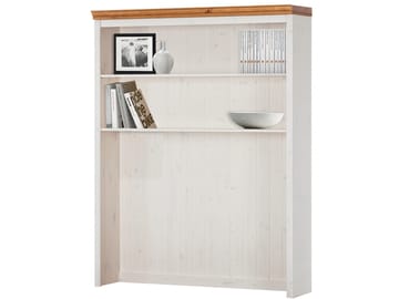 Bogreol Loft24 Anita Hvid/honning - hvid/honning - Opbevaring - Opbevaringsmøbler - Kommode - Arkivskabe