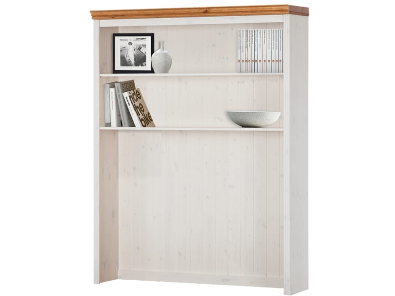 Bogreol Loft24 Anita Hvid/honning - hvid/honning - Opbevaring - Opbevaringsmøbler - Kommode - Arkivskabe
