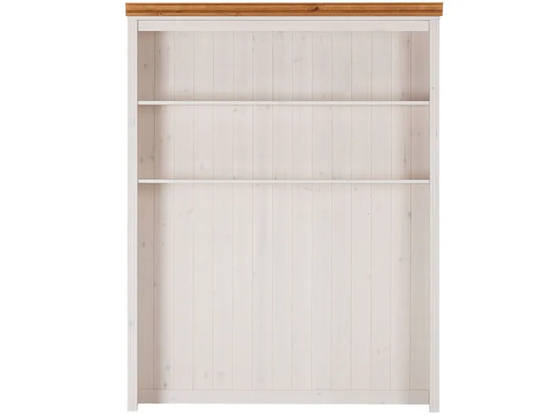 Bogreol Loft24 Anita Hvid/honning - hvid/honning - Opbevaring - Opbevaringsmøbler - Kommode - Arkivskabe
