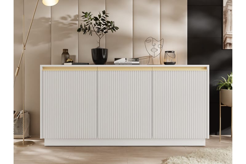 Bolstan Kommode 154 cm - Hvid - Opbevaring - Opbevaringsmøbler - Kommode