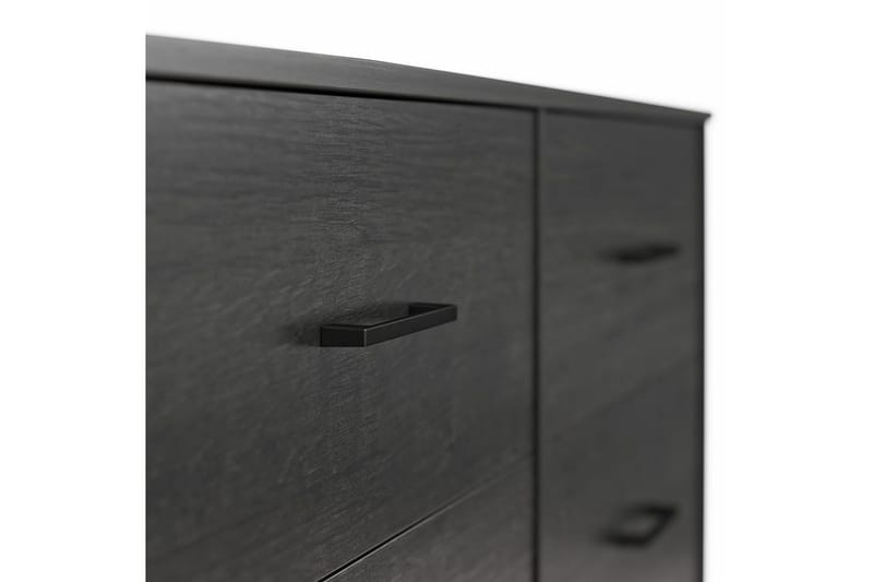 Kommode BrEZ 136x40x76 cm, Sort Eg - 136x40x76 cm, Sort Eg - Opbevaring - Opbevaringsmøbler - Kommode