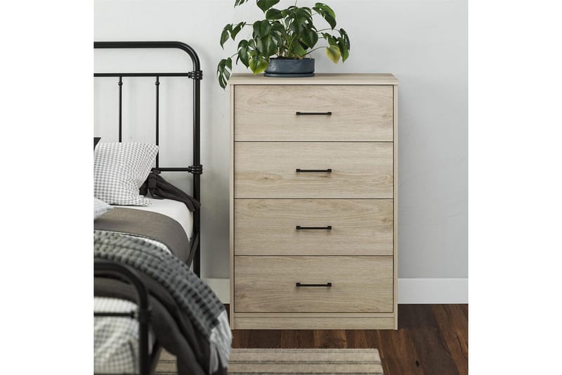 Kommode BrEZ 71x40x102 cm, Blond eg - 71x40x102 cm, Blond eg - Opbevaring - Opbevaringsmøbler - Kommode