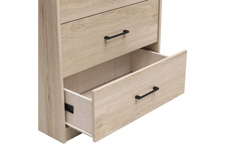 Kommode BrEZ 71x40x102 cm, Blond eg - 71x40x102 cm, Blond eg - Opbevaring - Opbevaringsmøbler - Kommode