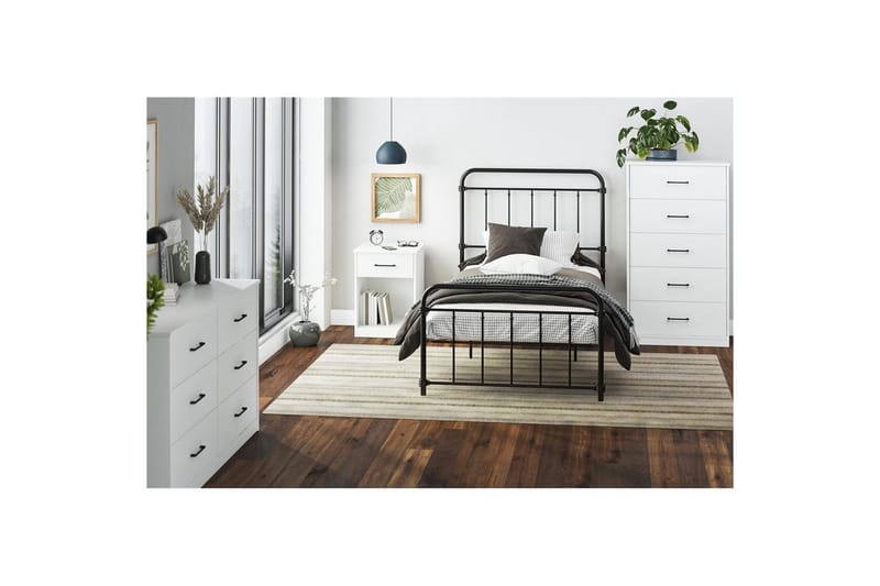Kommode BrEZ 71x40x102 cm, Hvid - 71x40x102 cm, Hvid - Opbevaring - Opbevaringsmøbler - Kommode