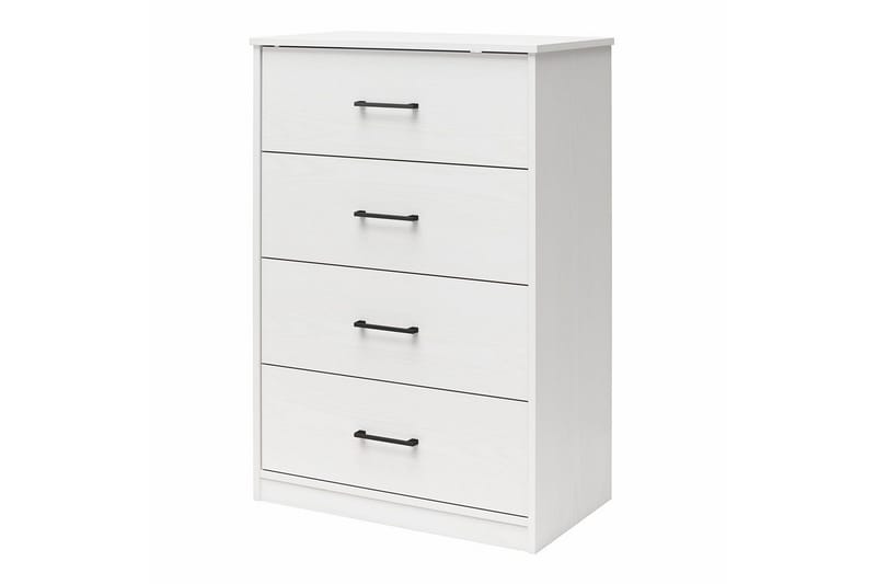 Kommode BrEZ 71x40x102 cm, Hvid - 71x40x102 cm, Hvid - Opbevaring - Opbevaringsmøbler - Kommode