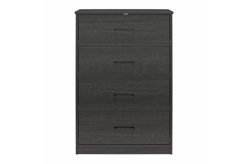 Kommode BrEZ 71x40x102 cm, Sort Eg - 71x40x102 cm, Sort Eg - Opbevaring - Opbevaringsmøbler - Kommode