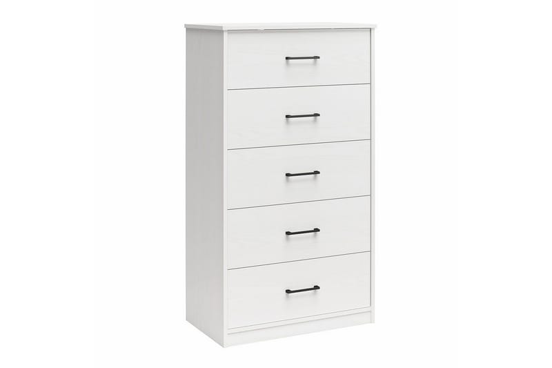 Kommode BrEZ 71x40x126 cm, Hvid - 71x40x126 cm, Hvid - Opbevaring - Opbevaringsmøbler - Kommode