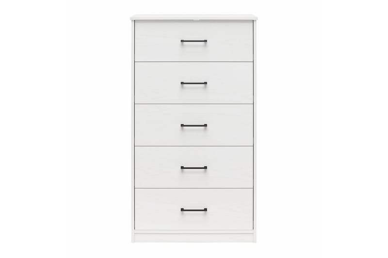 Kommode BrEZ 71x40x126 cm, Hvid - 71x40x126 cm, Hvid - Opbevaring - Opbevaringsmøbler - Kommode