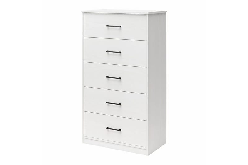 Kommode BrEZ 71x40x126 cm, Hvid - 71x40x126 cm, Hvid - Opbevaring - Opbevaringsmøbler - Kommode