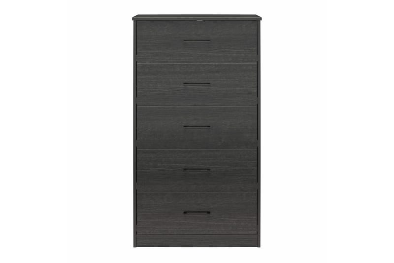 Kommode BrEZ 71x40x126 cm, Sort Eg - 71x40x126 cm, Sort Eg - Opbevaring - Opbevaringsmøbler - Kommode