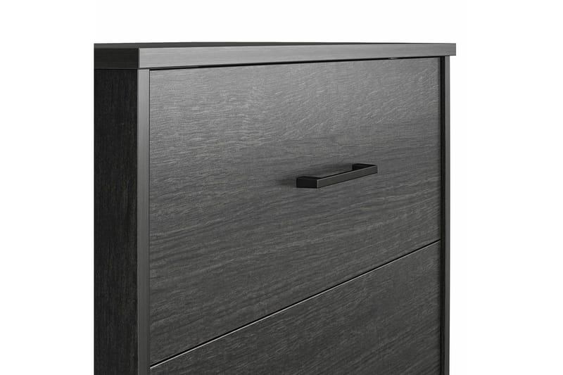 Kommode BrEZ 71x40x126 cm, Sort Eg - 71x40x126 cm, Sort Eg - Opbevaring - Opbevaringsmøbler - Kommode