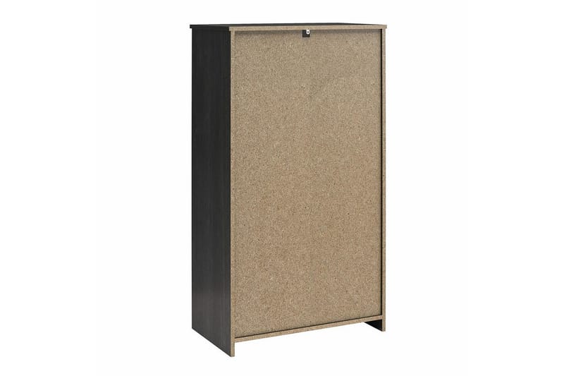 Kommode BrEZ 71x40x126 cm, Sort Eg - 71x40x126 cm, Sort Eg - Opbevaring - Opbevaringsmøbler - Kommode