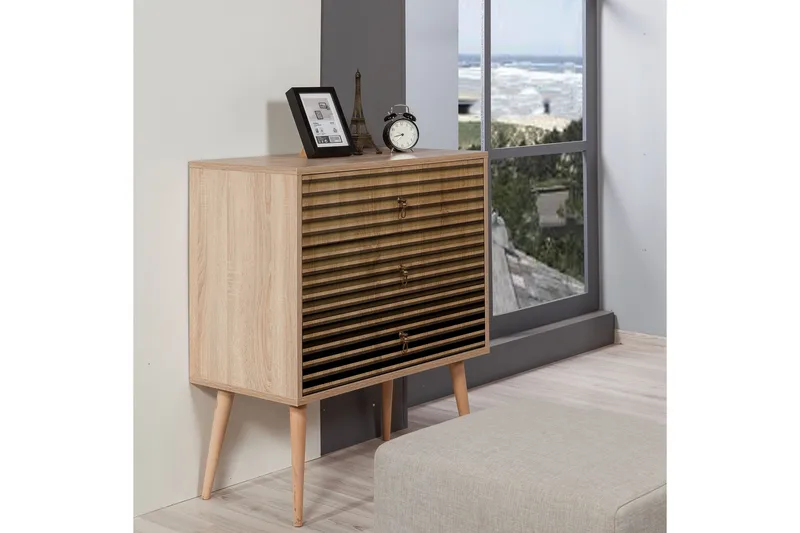 Brokind kommode 90 cm - Brun - Opbevaring - Opbevaringsmøbler - Kommode - Entrékommode