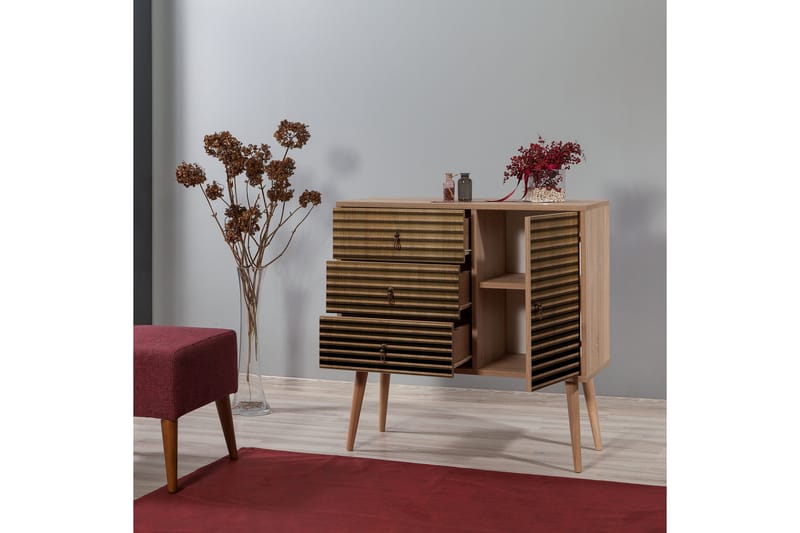 Brokind kommode 90 cm - Brun - Opbevaring - Opbevaringsmøbler - Kommode - Entrékommode