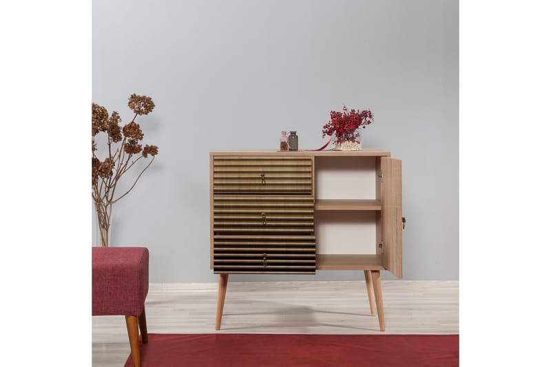Brokind kommode 90 cm - Brun - Opbevaring - Opbevaringsmøbler - Kommode - Entrékommode
