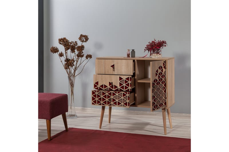 Brokind kommode 90 cm - Brun - Opbevaring - Opbevaringsmøbler - Kommode - Entrékommode