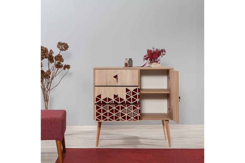 Brokind kommode 90 cm - Brun - Opbevaring - Opbevaringsmøbler - Kommode - Entrékommode