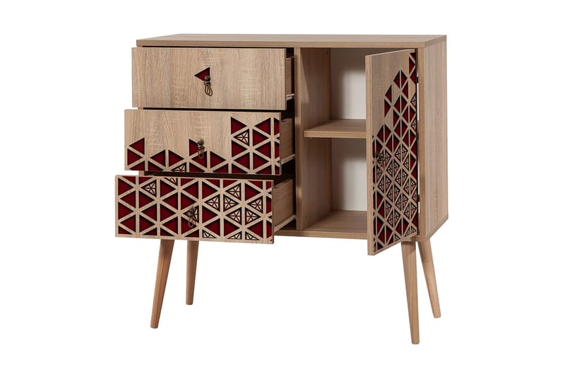 Brokind kommode 90 cm - Brun - Opbevaring - Opbevaringsmøbler - Kommode - Entrékommode