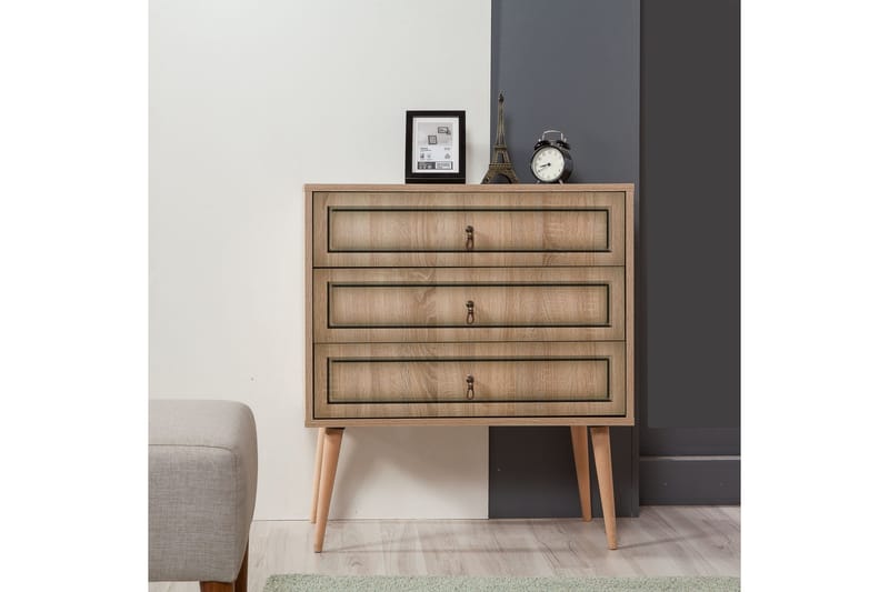 Brokind kommode 90 cm - Brun - Opbevaring - Opbevaringsmøbler - Kommode - Entrékommode