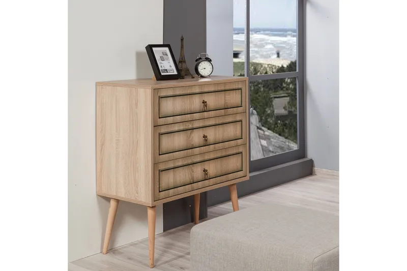 Brokind kommode 90 cm - Brun - Opbevaring - Opbevaringsmøbler - Kommode - Entrékommode