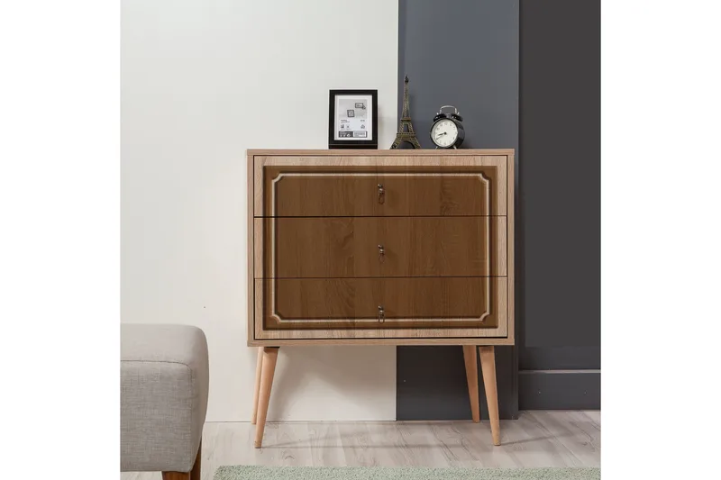 Brokind kommode 90 cm - Brun - Opbevaring - Opbevaringsmøbler - Kommode - Entrékommode