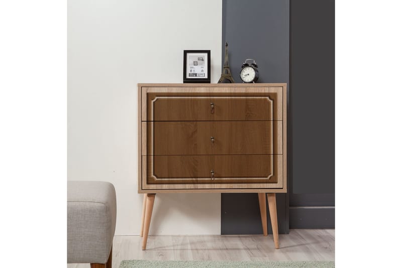 Brokind kommode 90 cm - Brun - Opbevaring - Opbevaringsmøbler - Kommode - Entrékommode