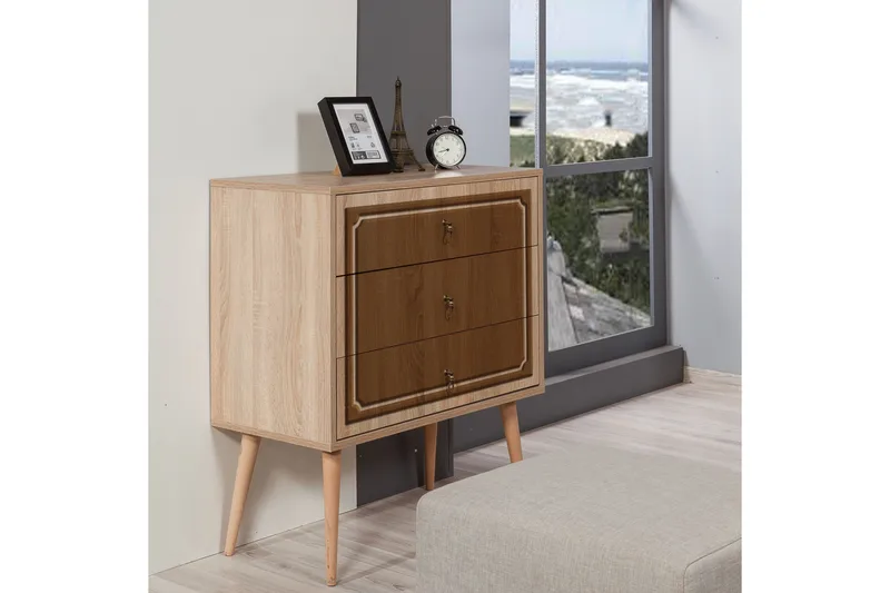 Brokind kommode 90 cm - Brun - Opbevaring - Opbevaringsmøbler - Kommode - Entrékommode