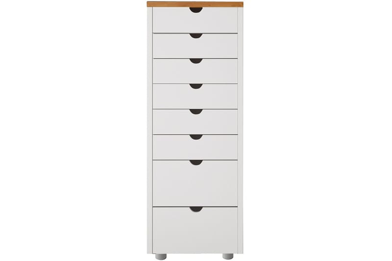 Brottkar Kommode 39x34 cm 8 Skuffer, Hvid