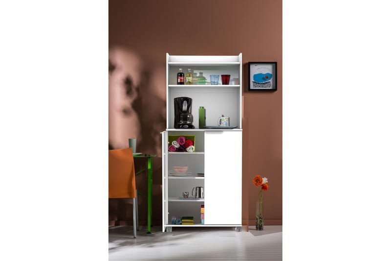 Byrå Vit högglans - Opbevaring - Opbevaringsmøbler - Kommode