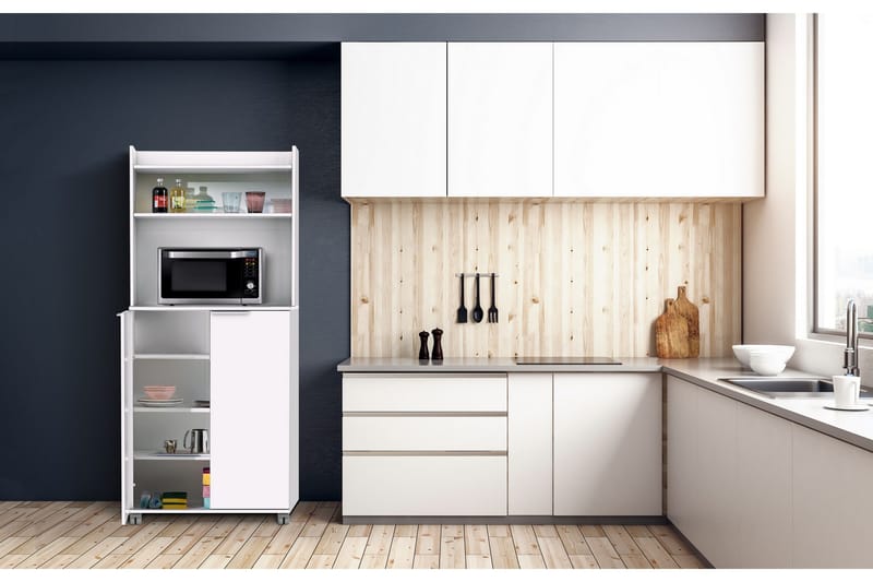 Byrå Vit högglans - Opbevaring - Opbevaringsmøbler - Kommode