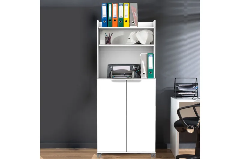 Byrå Vit högglans - Opbevaring - Opbevaringsmøbler - Kommode