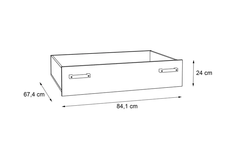 Cadle Kommode 104 cm - Brun - Opbevaring - Opbevaringsmøbler - Kommode