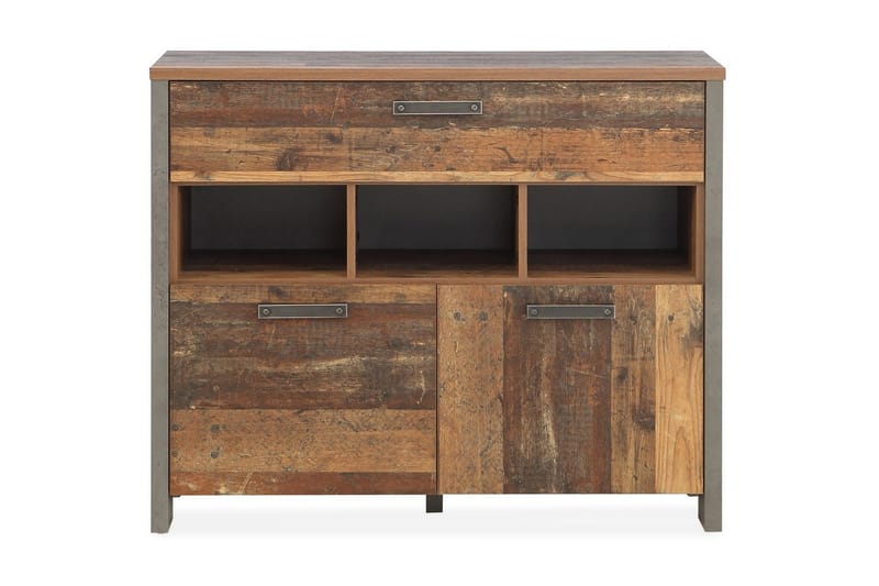 Cadle Kommode 107 cm - Brun/Grå - Opbevaring - Opbevaringsmøbler - Kommode