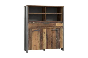 Cadle Kommode 107 cm - Brun/Grå - Opbevaring - Opbevaringsmøbler - Kommode
