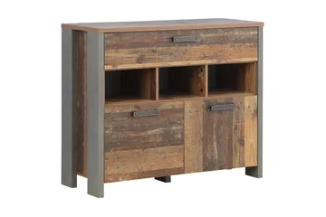 Cadle Kommode 107 cm - Brun/Grå - Opbevaring - Opbevaringsmøbler - Kommode