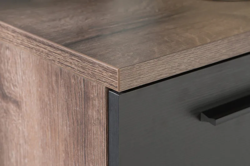 Cannop Kommode 125 cm - Brun/Sort - Opbevaring - Opbevaringsmøbler - Kommode