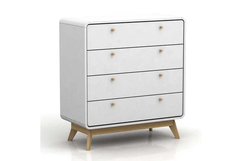 Kommode Cassie Hvid/Hvid, Hvid/Hvid