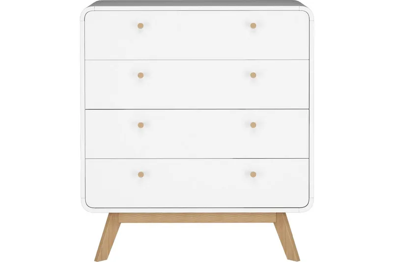 Kommode Cassie Hvid/Hvid - Hvid/Hvid - Opbevaring - Opbevaringsmøbler - Købmandsdisk
