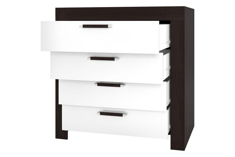 Cezar Byrå 100x42x106 cm Ek - Opbevaring - Opbevaringsmøbler - Kommode - Entrékommode