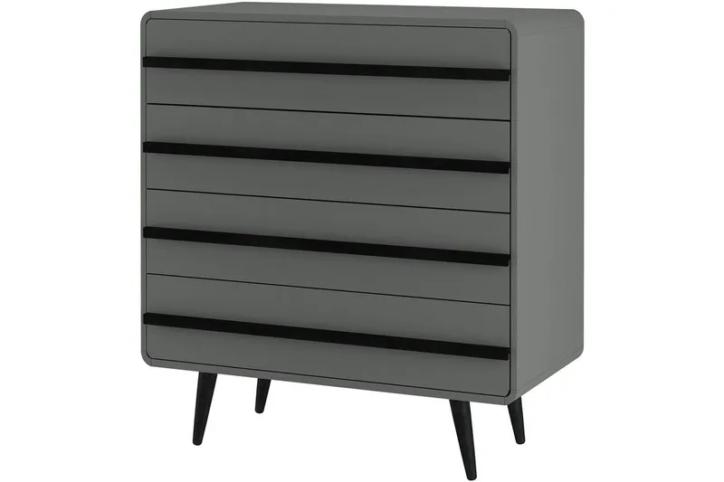 Kommode Chantal Grå - Grå - Opbevaring - Opbevaringsmøbler - Kommode - Entrékommode