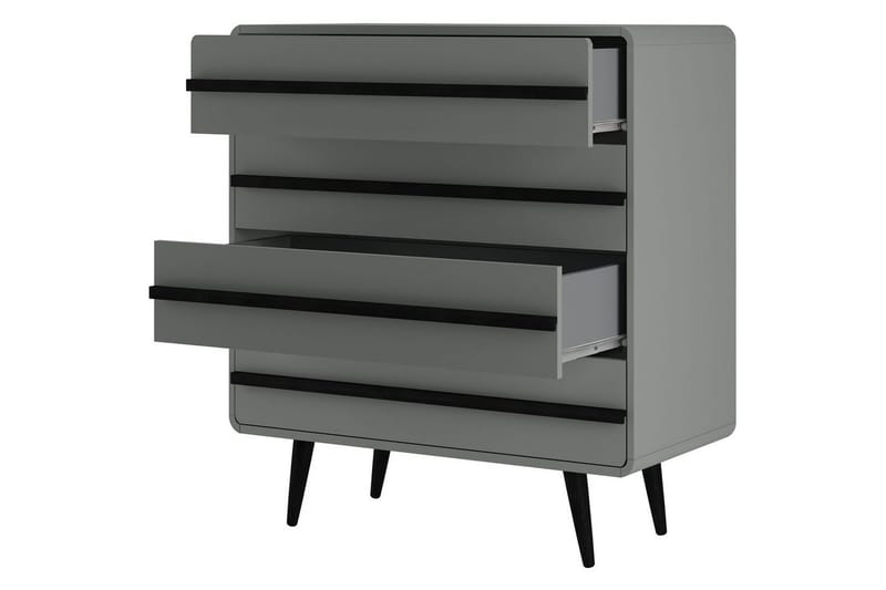 Kommode Chantal Grå - Grå - Opbevaring - Opbevaringsmøbler - Kommode - Entrékommode