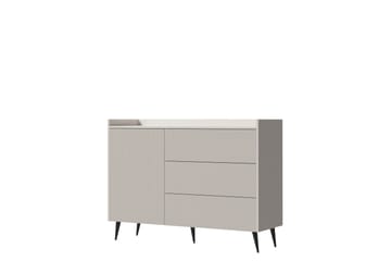 Chiku Kommode 126 cm - Beige - Opbevaring - Opbevaringsmøbler - Kommode