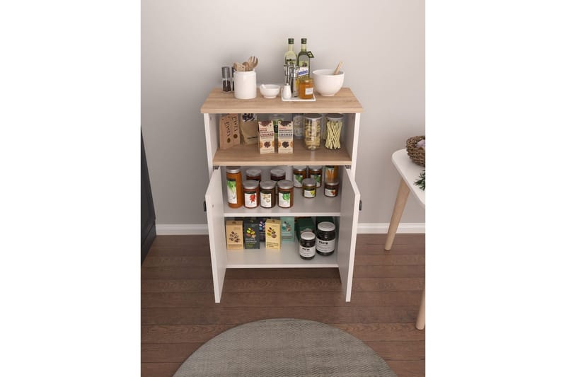 Cladells Kommode 62 cm - Hvid - Opbevaring - Opbevaringsmøbler - Kommode - Entrékommode