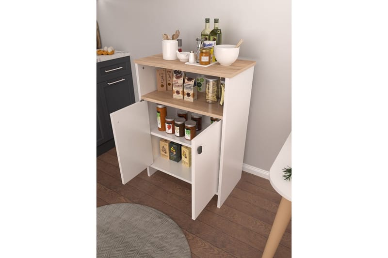Cladells Kommode 62 cm - Hvid - Opbevaring - Opbevaringsmøbler - Kommode - Entrékommode