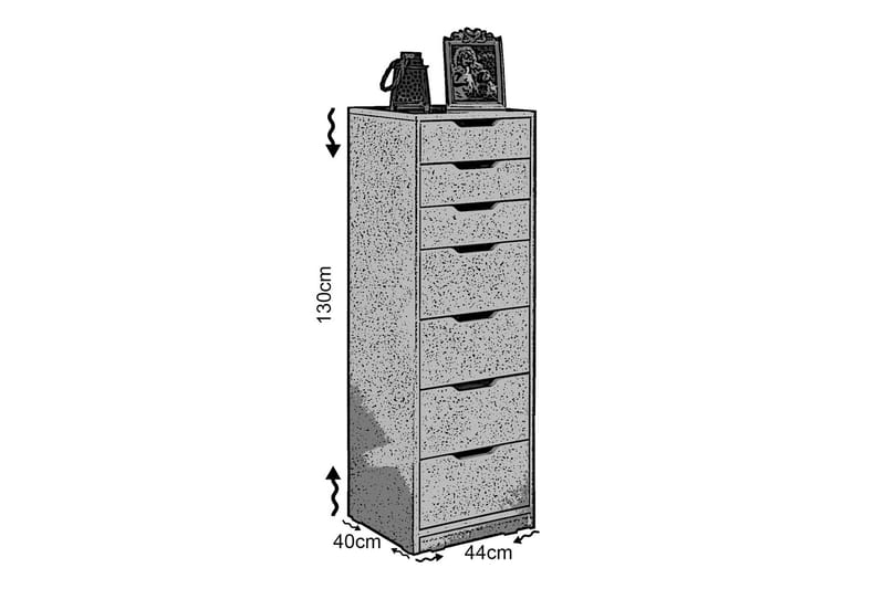 Comfortale agentur - Hvid - Opbevaring - Opbevaringsmøbler - Kommode - Entrékommode