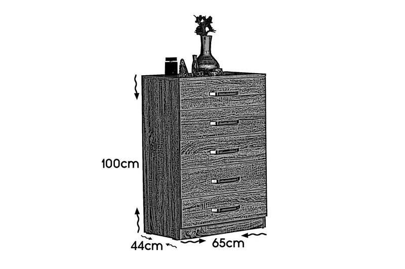 Comfortale agentur - Træ - Opbevaring - Opbevaringsmøbler - Kommode - Entrékommode