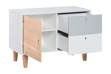 Concept Kommode Hvid/Grå/Gul - VOX - Opbevaring - Opbevaringsmøbler - Kommode