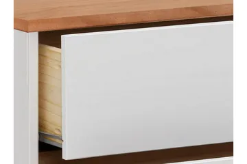 Crotone Kommode 76x39 cm 3 Skuffer - Hvid - Opbevaring - Opbevaringsmøbler - Kommode - Entrékommode