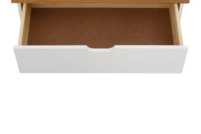 Crotone Kommode 76x39 cm 3 Skuffer - Hvid - Opbevaring - Opbevaringsmøbler - Kommode - Entrékommode